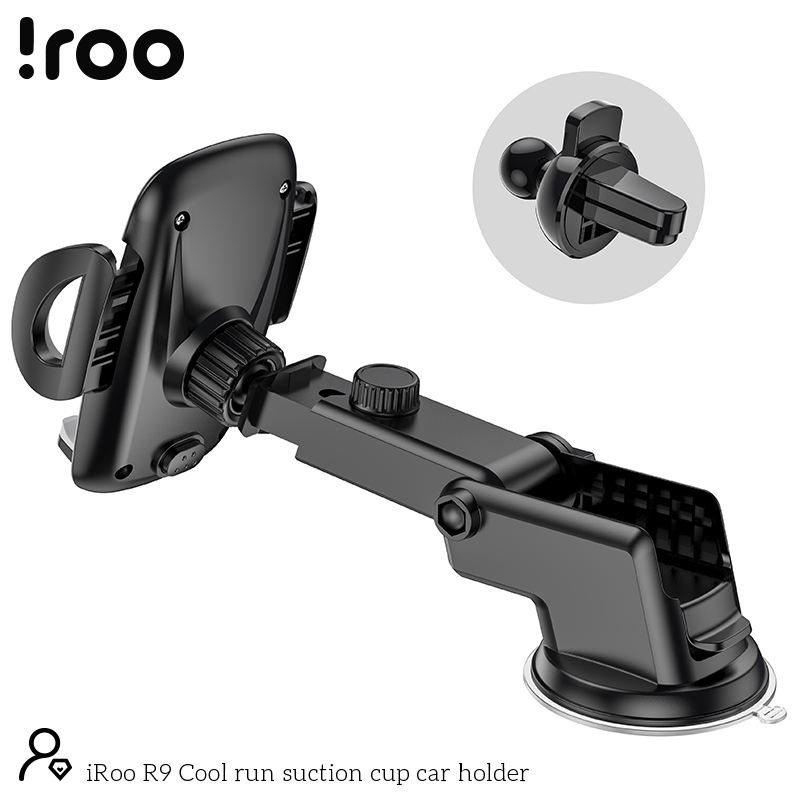 iRoo R9 | 3in1 Windscreen/Dashboard/Air Vent Phone Holder (X10 Replacement)