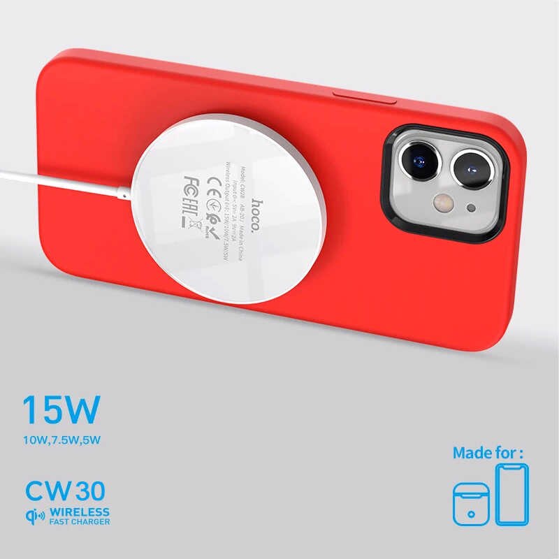 HOCO CW30 Mag Safe | 15W Wireless Charger for iPhone/Airpods