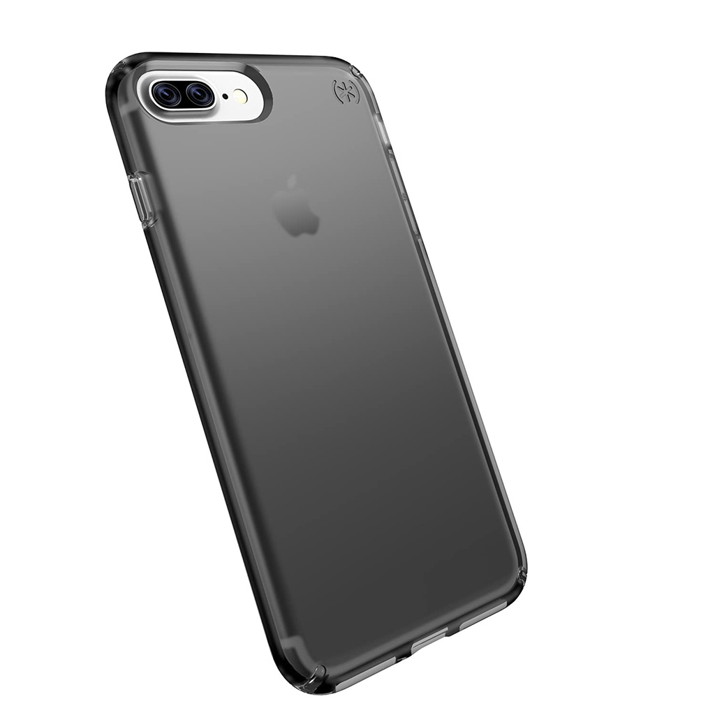 Speck Presidio Clear | iPhone 7 Plus/8 Plus - Clear Onyx Black Matte