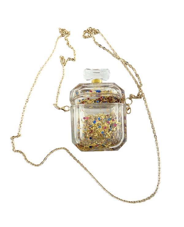 Coco Waterfall /w necklace | Airpods 1/2/3 - Gold