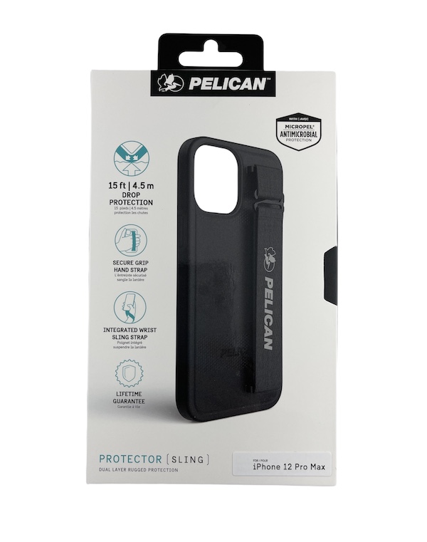 Pelican Protector Sling 4.5m Drop Protection | iPhone 12/12 Pro (6.1) - Black