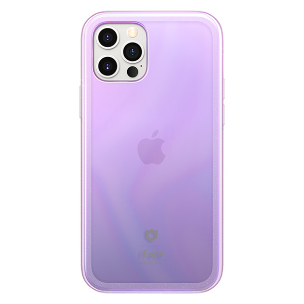 Original Korean iFace Glaston Shimmer &amp; Glow | iPhone 12 Pro Max (6.7) - Pela Purple