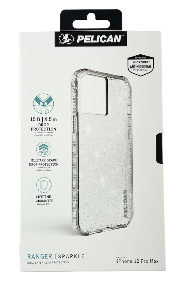 Pelican Ranger Sparkle | iPhone 12 Pro Max (6.7) - Silver Glitter