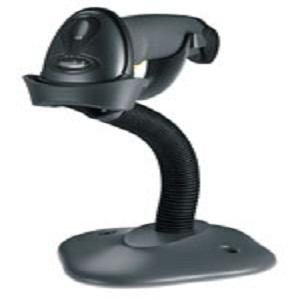 Zebra Black USB Kit: Includes LS2208-SR20007R USB Barcode Scanner, 20-61019-02R Stand