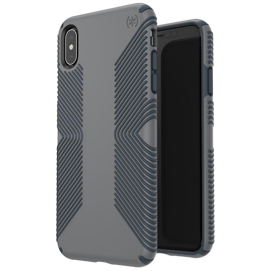 Speck Presidio Grip | iPhone XS Max - Grey/Black