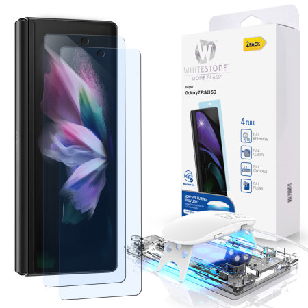 Whitestone Dome Samsung Galaxy Z Fold 3 Screen Protector - 2 Pack