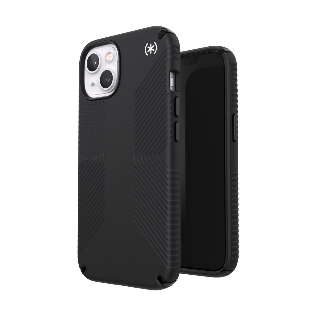 Speck Presidio2 Grip | iPhone 14 Plus (6.7) - MagSafe - Black/White