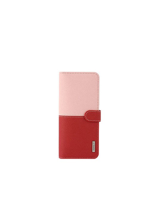 Korean Stamp D Folio | Universal 5.5-6.5 inch - Red/Pink