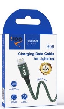 [B08L] iRoo B08L | Lightning USB Cable - 1 Meter [small packaging]