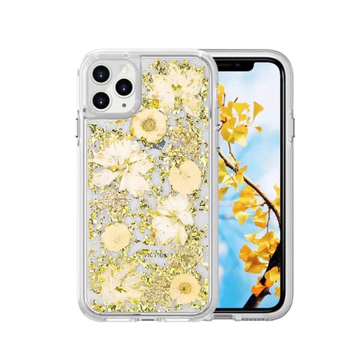 [BC-30832] Coco Dried Flower | iPhone 11 Pro (5.8) - Gold Foil
