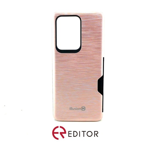 [BC-30878] Editor Illusion w/ Card Slot | Samsung Note 20 – Rose Gold