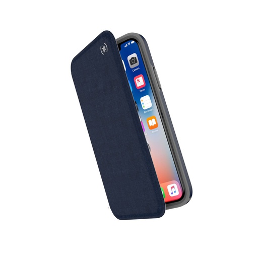 [110575-7361] Speck Presidio Folio | iPhone X/XS - ECLIPSE BLUE