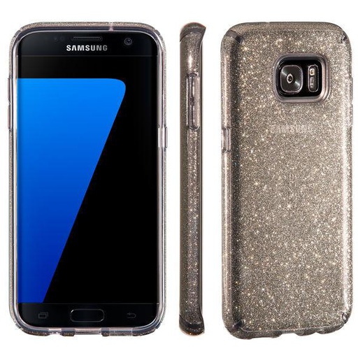 [75868-5637] Speck CandyShell | Samsung Galaxy S7 Edge - Gold Glitter