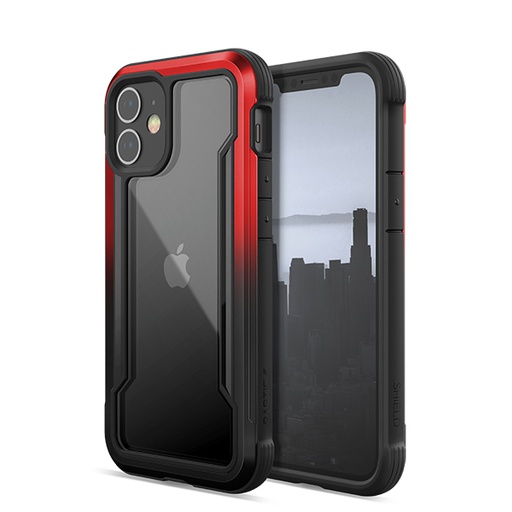 [370402736002] X-doria Raptic Shield | iPhone 12 mini (5.4) - Red/Black Radiant