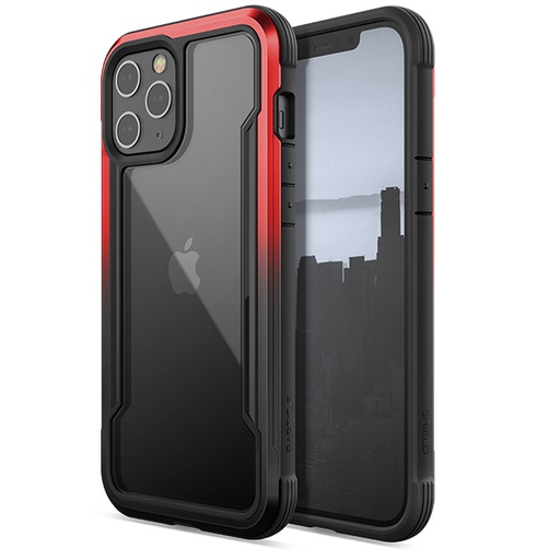 [370402936002] X-doria Raptic Shield | iPhone 12 Pro Max (6.7) - Red/Black Radiant