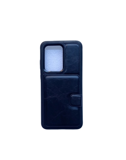 [BC-31124] Coco Heavy Duty Leather Magnetic /w Card Slots | Samsung S20 Ultra - Black