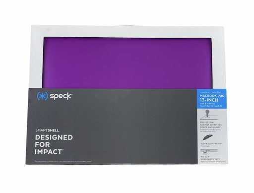 [126088-6010] Speck SmartShell | Apple Macbook Pro 13&quot; with/without Touch Bar (2016 or Newer) - Wild Berry