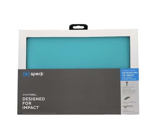 [126088-B189] Speck SmartShell | Apple Macbook Pro 13&quot; with/without Touch Bar (2016 or Newer) - Calypso Blue