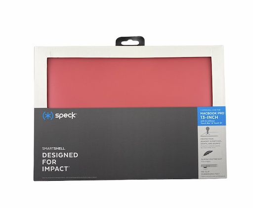 [126088-6011] Speck SmartShell | Apple Macbook Pro 13&quot; with/without Touch Bar (2016 or Newer) - Rose Pink