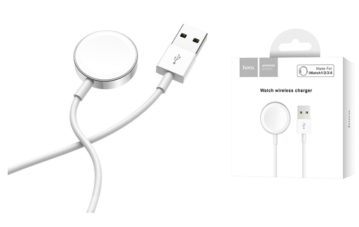 [CW16] Hoco CW16 | Apple Watch (series 1-6) Charger - White