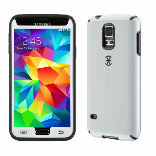 [SPK-A2877] Speck CandyShell + Face Plate | Samsung S5 - White