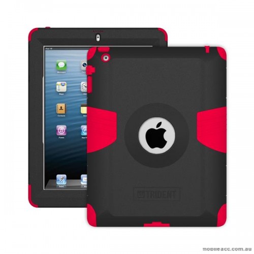 [BC-31488] US Trident Kraken AMS Military Grade | iPad 2/3/4 - Red