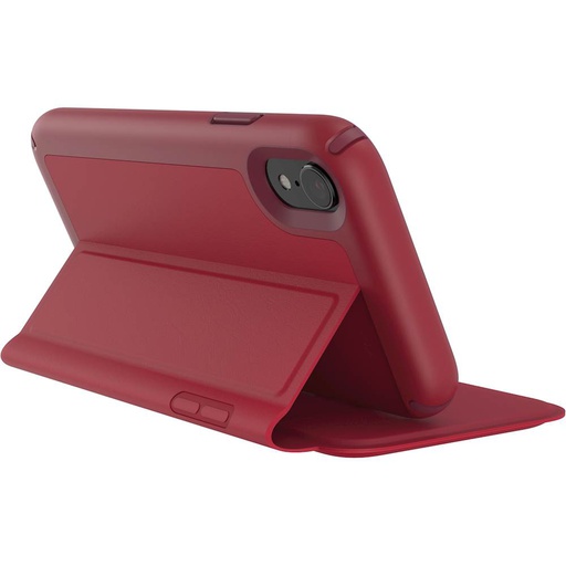 [117064-7573] Speck Presidio Folio Leather | iPhone XR (6.1) - Red