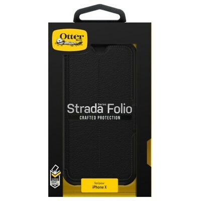 [77-57234] OtterBox Strada Folio | iPhone X/Xs (5.8) - Black