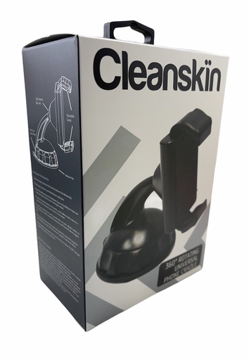 [BC-31544] Cleanskin UCR10 | 360 Rotating Universal In-car Holder