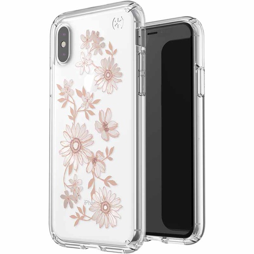 [117131-7278] Speck Presidio Clear + Print | iPhone X/Xs - Fairytale Floral