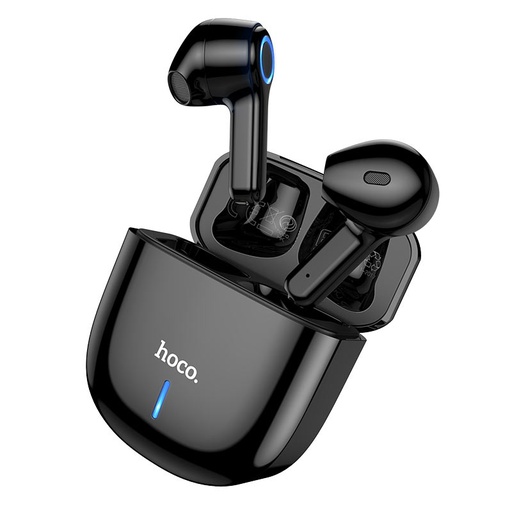 [ES45B] HOCO ES45 TWS | Bluetooth 5.0 True Wireless Earbuds With Charging Case - Black