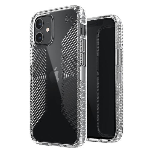 [138493-5085] Speck Presidio Grip (4m drop) | iPhone 12/12 Pro (6.1) - Perfect Clear