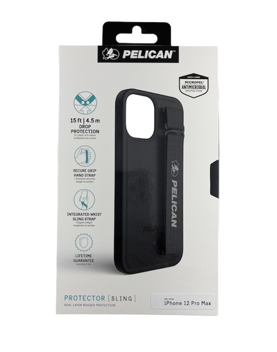 [PP043564] Pelican Protector Sling 4.5m Drop Protection | iPhone 12/12 Pro (6.1) - Black