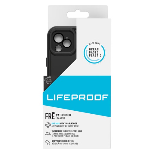 [77-82137] Lifeproof Fre Waterproof | iPhone 12 (6.1) - Black