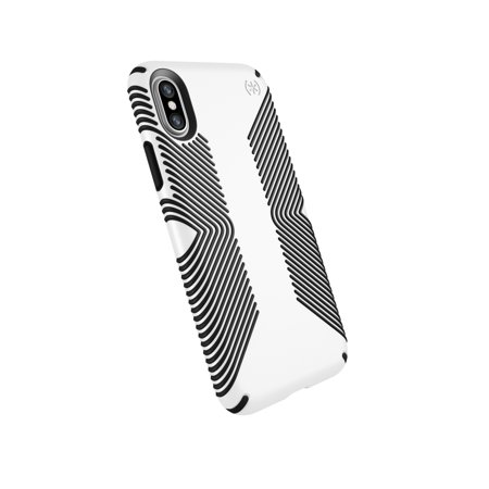 [103131-1909] Speck Presidio Grip | iPhone X/Xs - White/Black