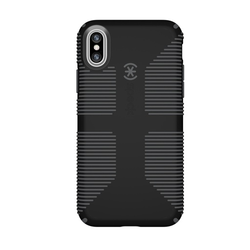 [103172-B565] Speck Candy Shell Grip | iPhone X/Xs - Black/Grey