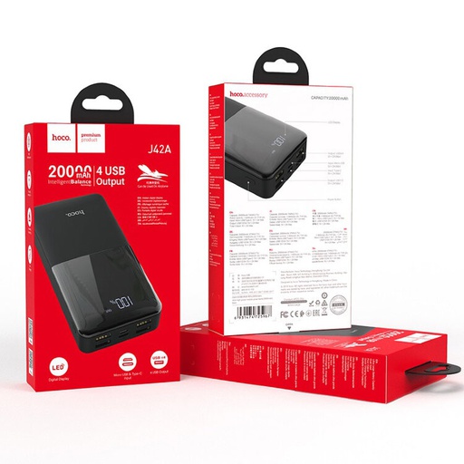 [BC-31688] Hoco J42A 20,000mAh 4USB Output -Power Bank