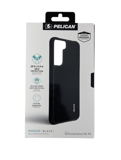 [PP045168] Pelican Ranger AntiMicrobial | Samsung Galaxy S21 - Black