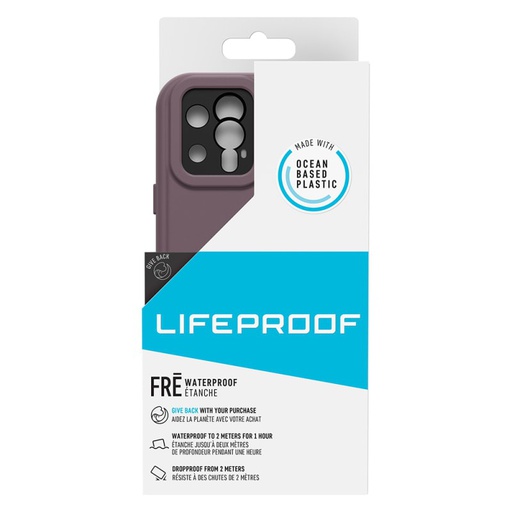 [77-80156] Lifeproof Fre Waterproof | iPhone 12 Pro (6.1) - Ocean Violet