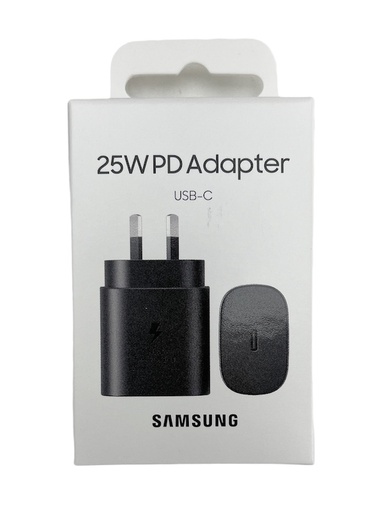 [EP-TA800NBEGAU] NEW SAMSUNG PD 3.0 25W SUPER FAST FAST TYPE-C TRAVEL ADAPTOR (Samsung S21/S21+/S21 Ultra) -  BLACK (No Cable)
