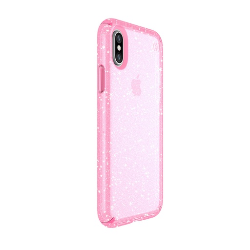 [117130-6603] Speck Presidio + Glitter | iPhone X/Xs - Bella Pink Glitter