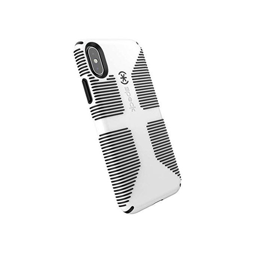 [103172-1909] Speck Candy Shell Grip | iPhone X/Xs - White/Black
