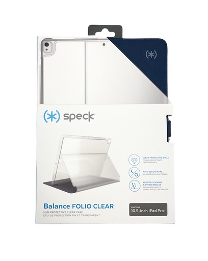 [111059-7399] Speck Balance Folio | iPad Pro 10.5 - Navy/Clear