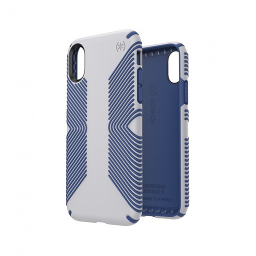 [117124-7569] Speck Presidio Grip | iPhone X/Xs - Grey/Blue