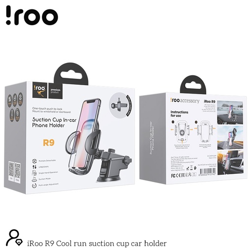 [R9] iRoo R9 | 3in1 Windscreen/Dashboard/Air Vent Phone Holder