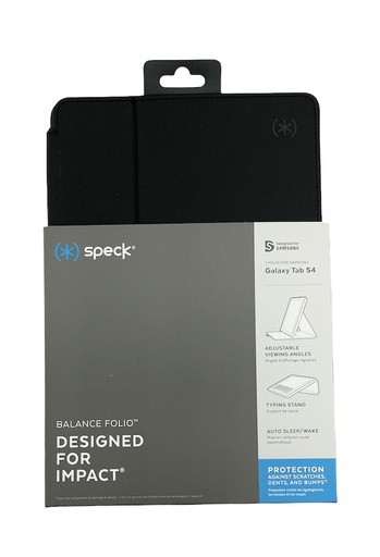 [121573-1050] Speck Balance Folio | Samsung Galaxy Tab S4 10.5inch (T830) - Black