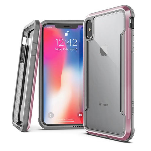 [3X4C1092C] X-doria Defense Drop Shield+ (6M) | iPhone XS Max - Rose Gold