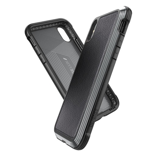 [3X4C0997C] X-doria Defense Lux Leather| iPhone XS Max - Black