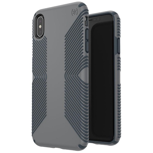 [117105-5731] Speck Presidio Grip | iPhone XS Max - Grey/Black