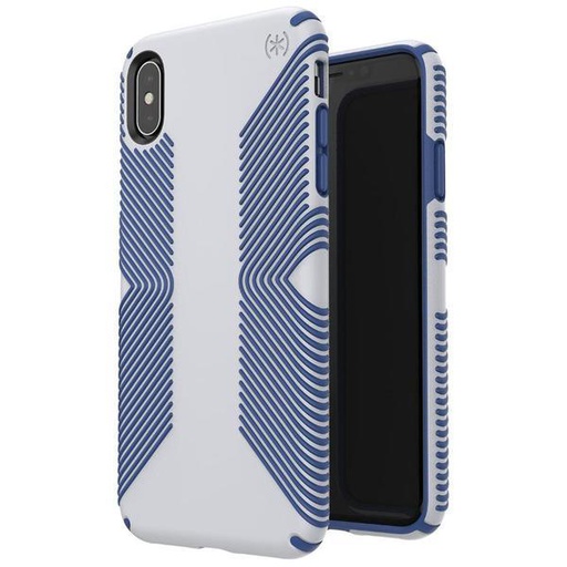 [117105-7569] Speck Presidio Grip | iPhone XS Max - Grey/Blue
